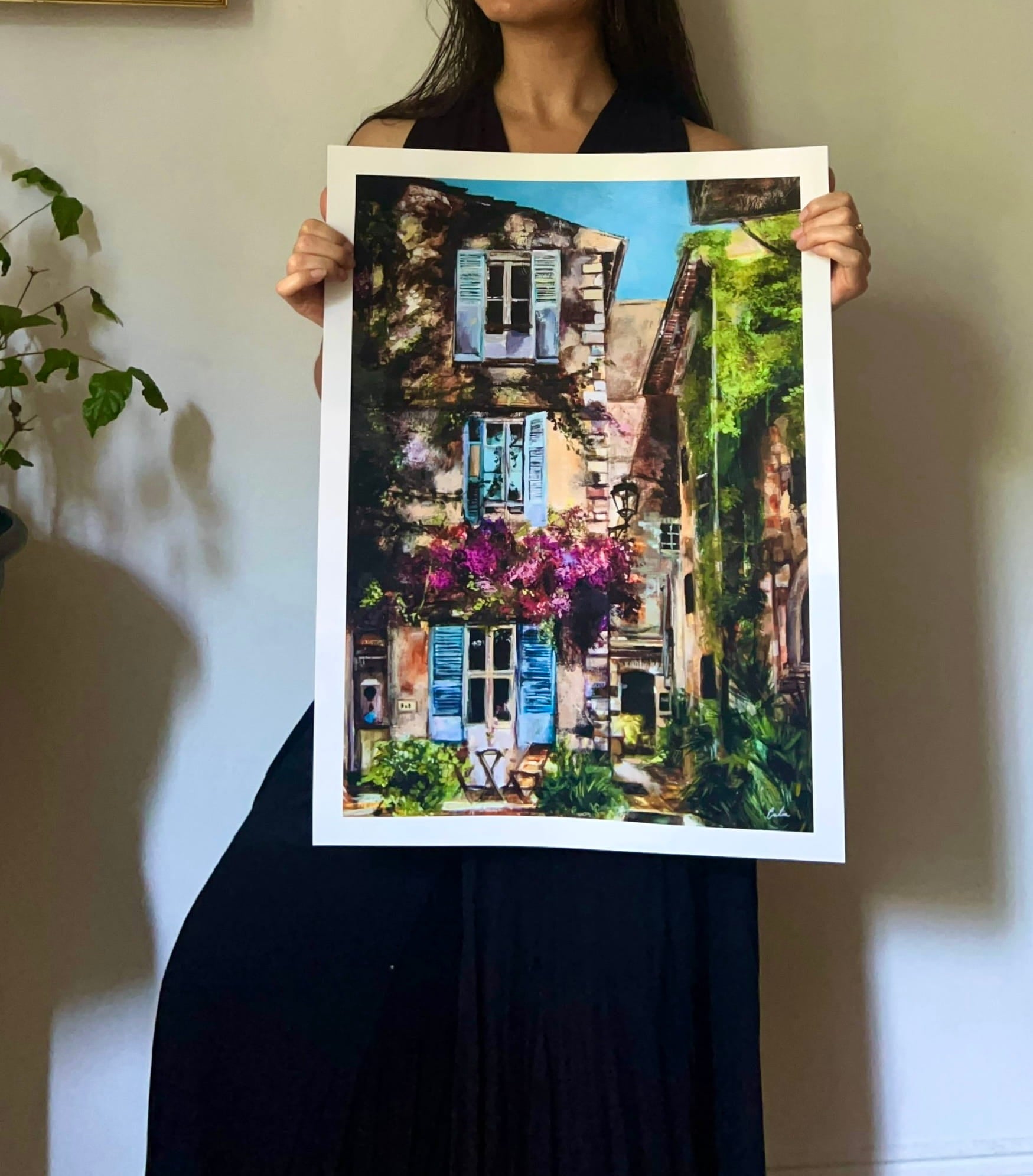 Study of a Bed & Breakfast in France Print