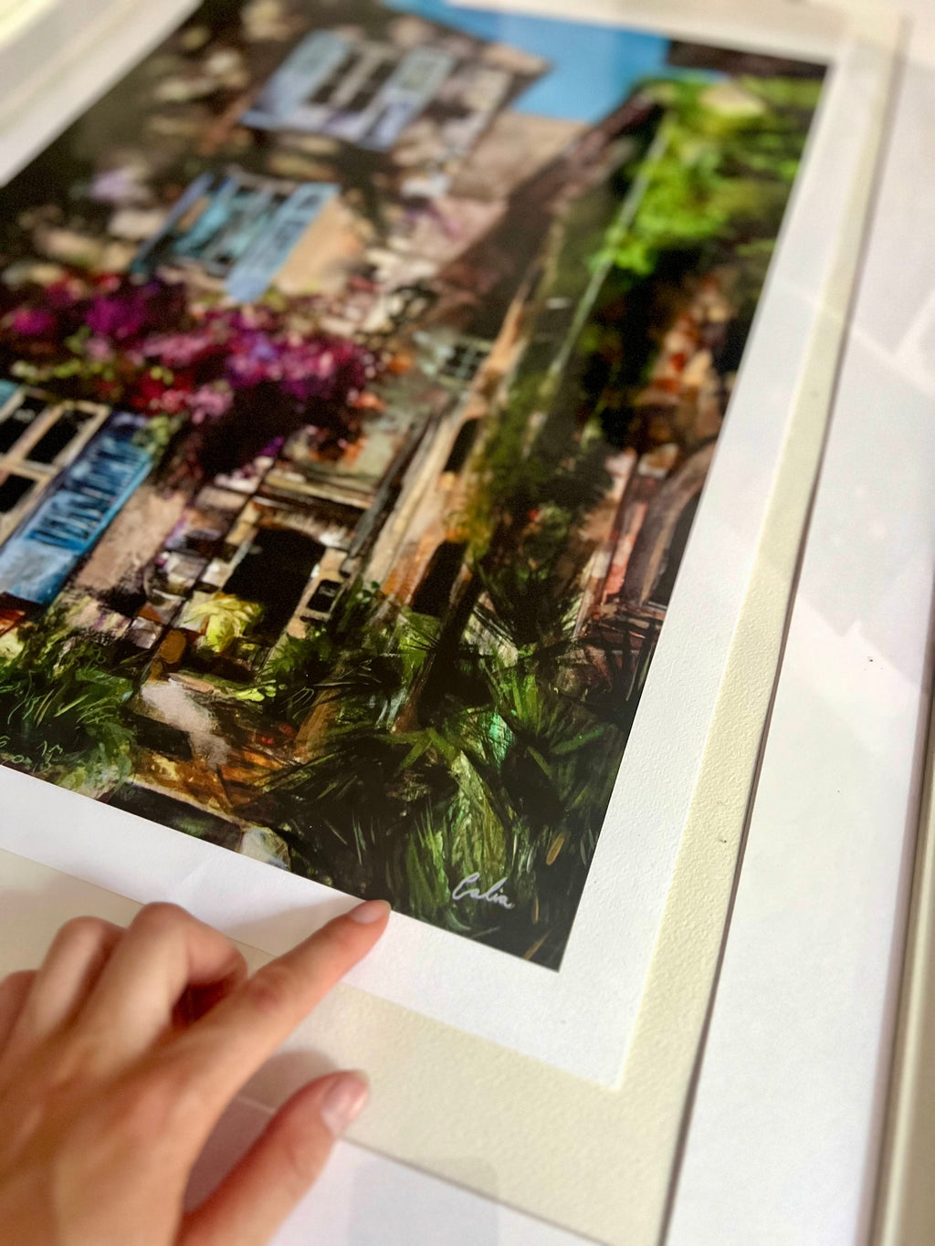 Study of a Bed & Breakfast in France Print