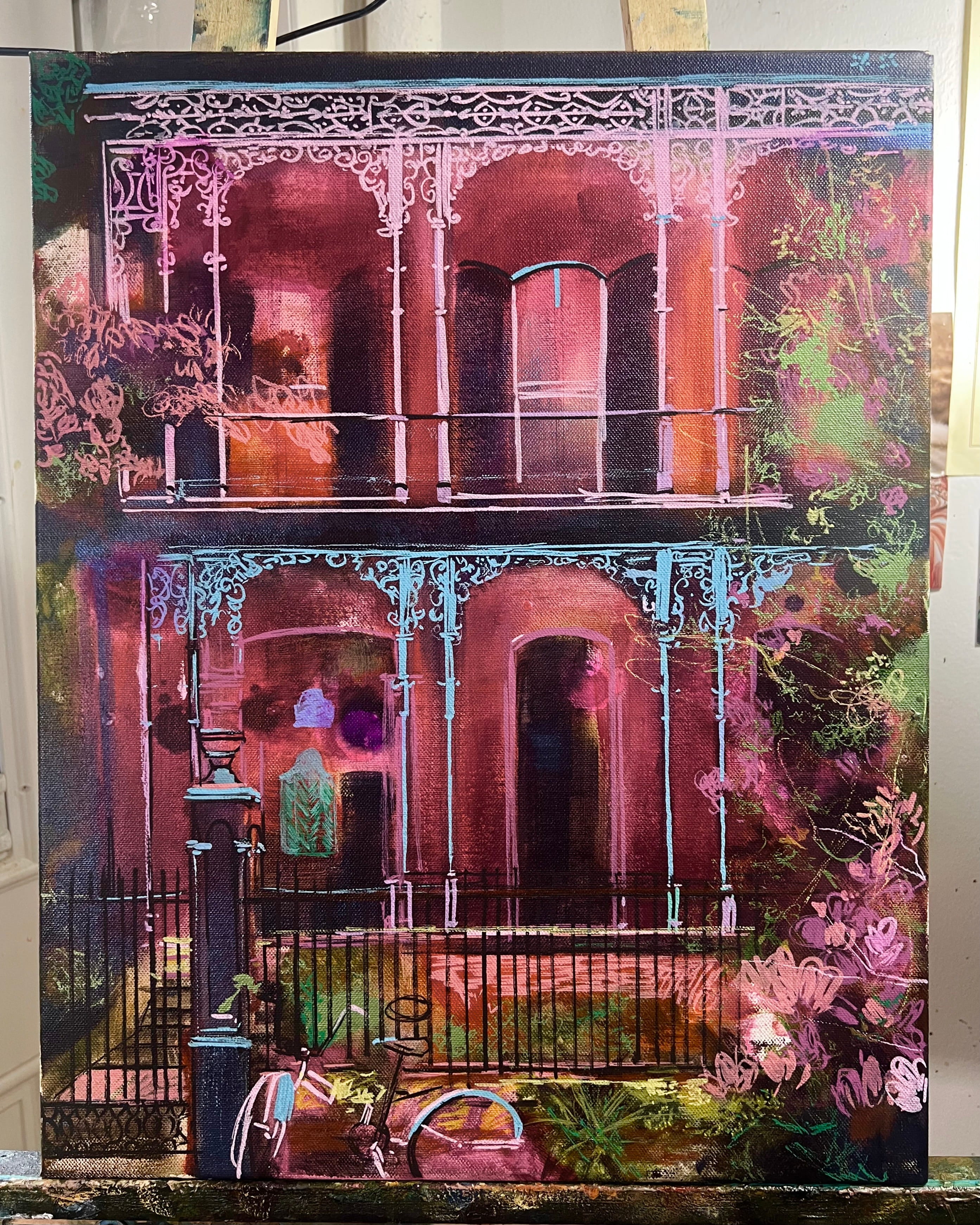 On the Terrace (Pink Afternoon)